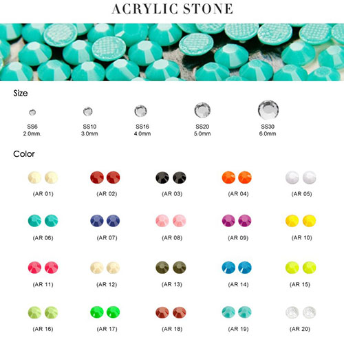 acrylic stones